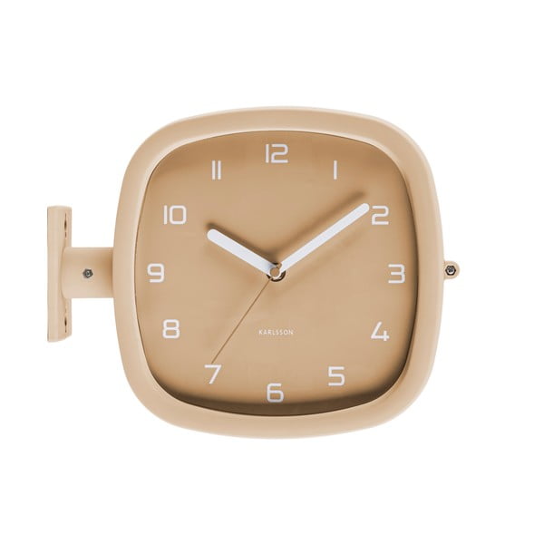 Piaskowy zegar ścienny Karlsson Slides, 29x24,5 cm