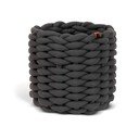 Tekstylny koszyk ø 21x17 cm Peach Skin Round S – Bigso