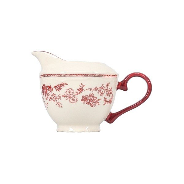 Bordowy/w kolorze kości słoniowej porcelanowy mlecznik 180 ml Cyril – S|P Collection-image-2
