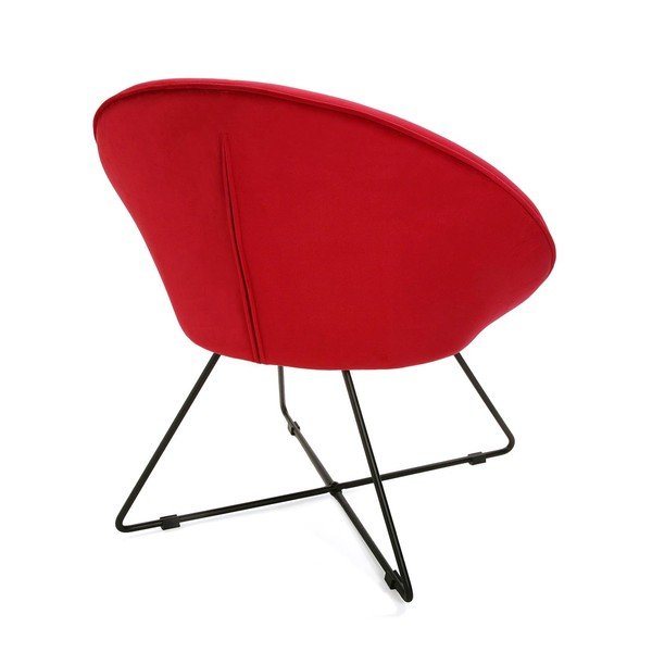 Czerwony fotel Versa Redondo-image-3