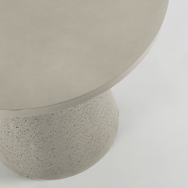 Szary stolik La Forma Rhette, Ø 90 cm-image-1
