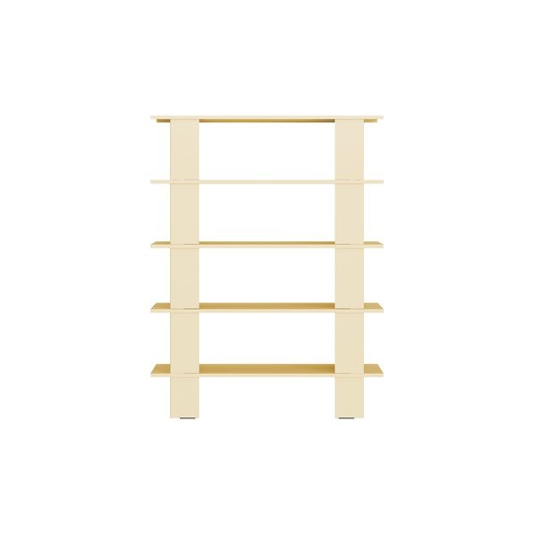 Żółty metalowy regał 120x156x37 cm Hes – noo.ma-image-3