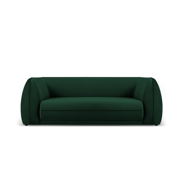 Zielona aksamitna sofa 225 cm Lando – Micadoni Home
