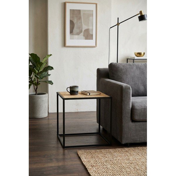 Rattanowy stolik 44x44 cm Depok – Premier Housewares-image-1