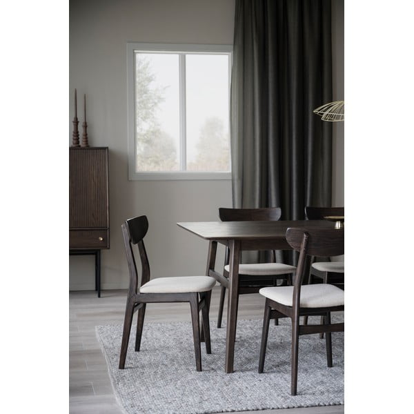 Brązowe krzesła zestaw 2 szt. Rodham – Rowico-image-2