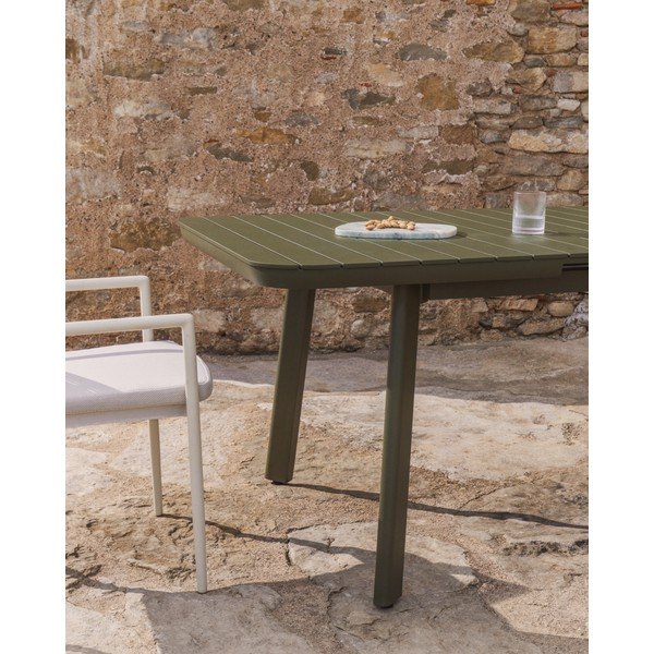 Metalowy stół ogrodowy 100x220 cm Izola – Kave Home-image-3