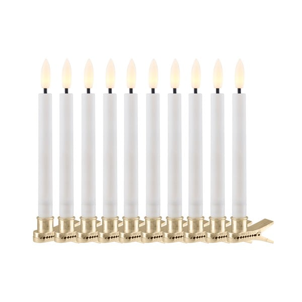 Zestaw 10 dekoracji świetlnych LED Sirius Sille, wys. 11 cm-image-1