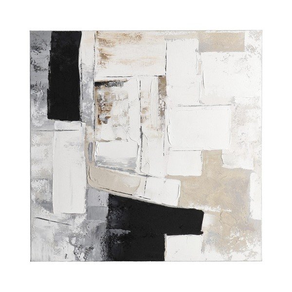 Obraz drukowany/z ręcznie malowanymi elementami na płótnie 80x80 cm Crown – Bizzotto