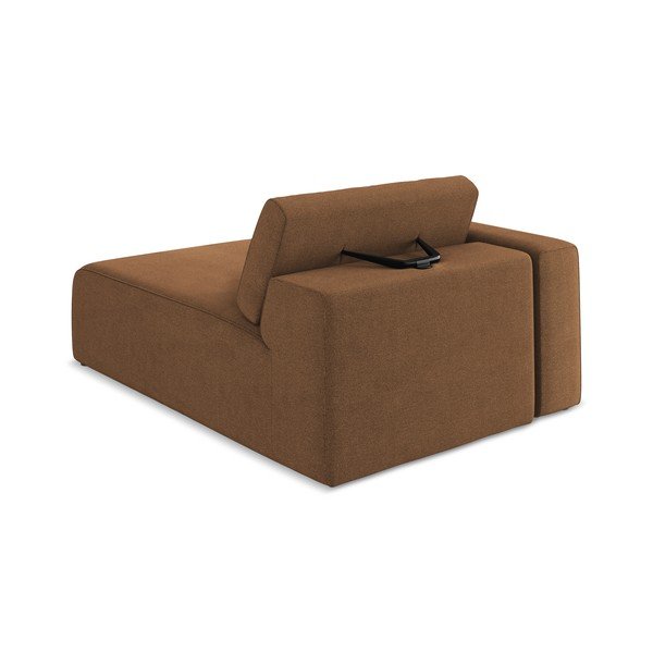 Brązowy moduł sofy (lewostronny) Kalea – Makamii-image-4