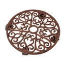 Metalowy kwietnik na kółkach ø 34,5 cm Ornament – Esschert Design