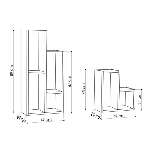 Biały regał Sule-image-2