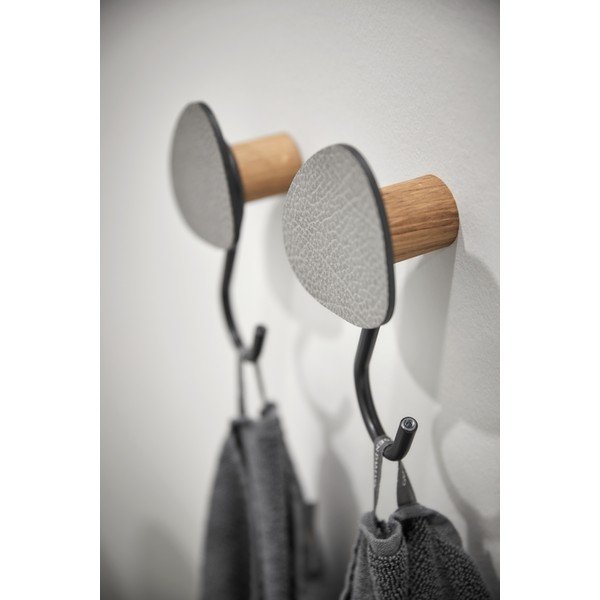 Szary ścienny stalowy haczyk Dot S Bull – LIND DNA-image-1