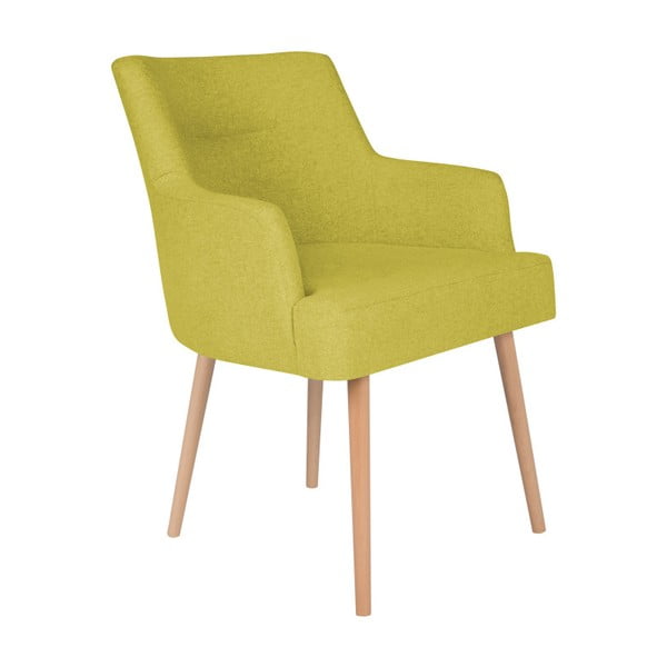 Żółte
  krzesło Cosmopolitan design Retro