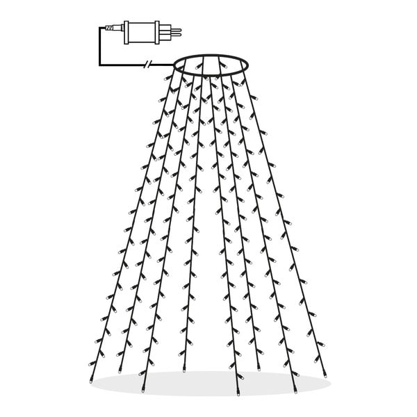 Girlanda świetlna ze świątecznym motywem długość 200 cm liczba żarówek 160 szt. Serie LED – Star Trading-image-4