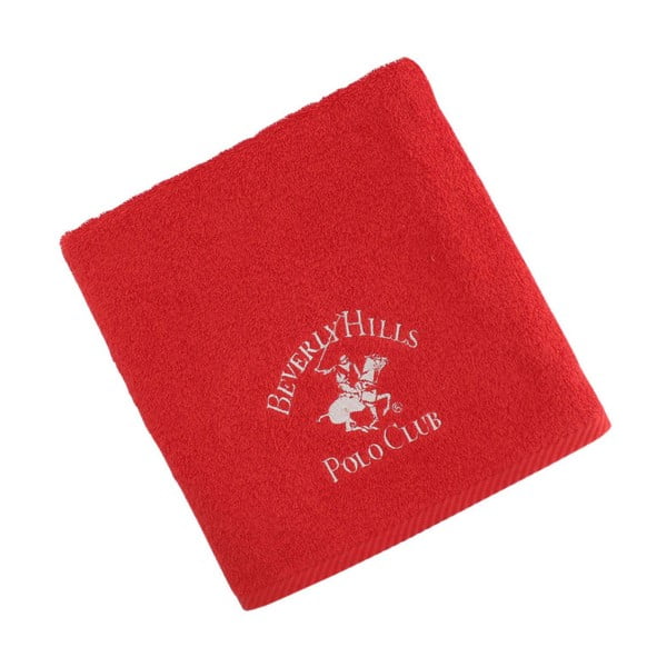 Ręcznik bawełniany BHPC 50x100 cm, czerwony