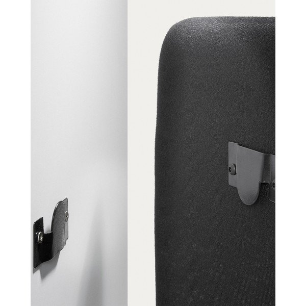 Różowy tapicerowany zagłówek 108x76 cm Dyla – Kave Home-image-3