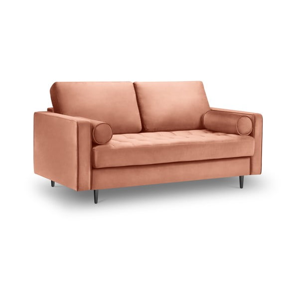 Różowa aksamitna sofa Milo Casa Santo, 174 cm-image-3