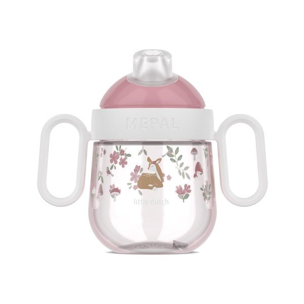 Jasnoróżowy plastikowy kubek dla dzieci 200 ml Fairy Garden – Mepal-image-3