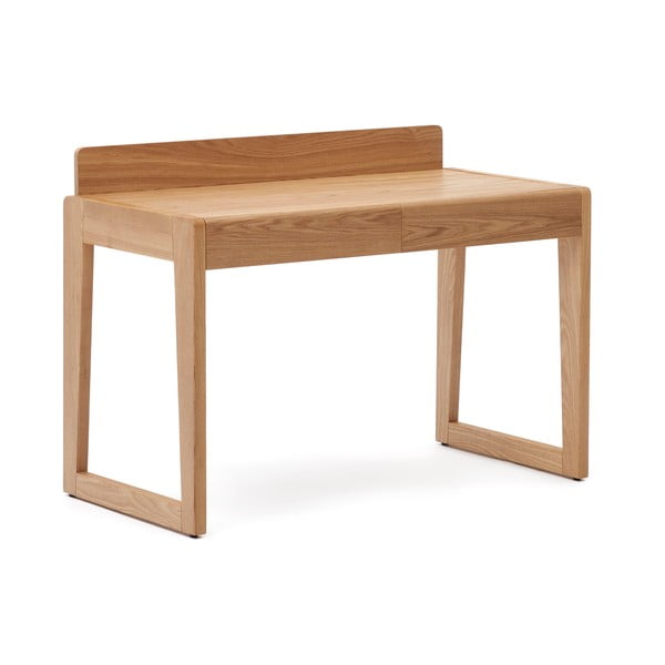 Biurko z blatem w dekorze jesionu 60x120 cm Arandu – Kave Home-image-2