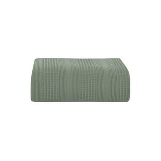 Zielona bawełniana narzuta na łóżko dwuosobowe 220x235 cm Leona – Mijolnir