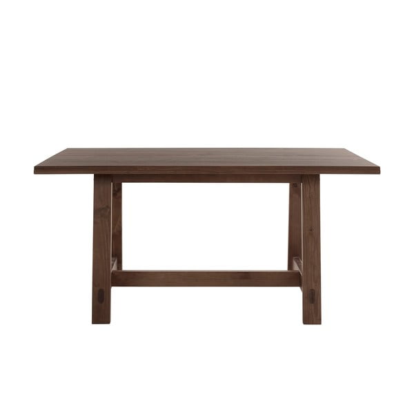 Brązowy stół z litego drewna sosnowego 90x160 cm Derby – Støraa