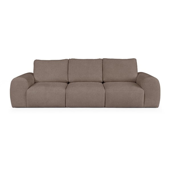 Brązowa sofa z materiału bouclé 287 cm Mirel – Rodier