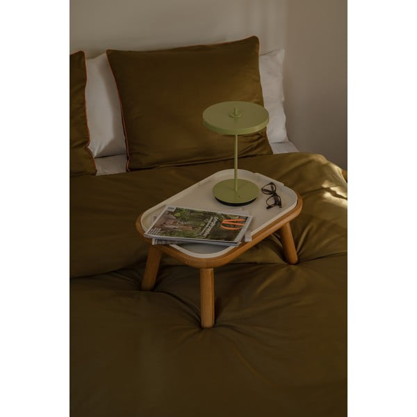 Zielona metalowa lampa stołowa LED z metalowym kloszem (wysokość 31 cm) Asteria Move – UMAGE-image-4