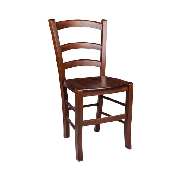 Brązowe drewniane krzesło Evergreen House Faux