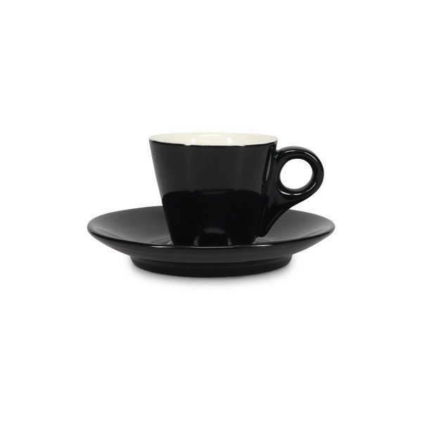 Czarny porcelanowy spodek ø 12,5 cm Barista – BonBistro-image-3