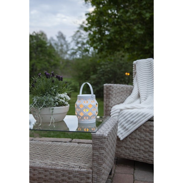Biały lampion Star Trading Flame Lantern, wys. 16 cm-image-2