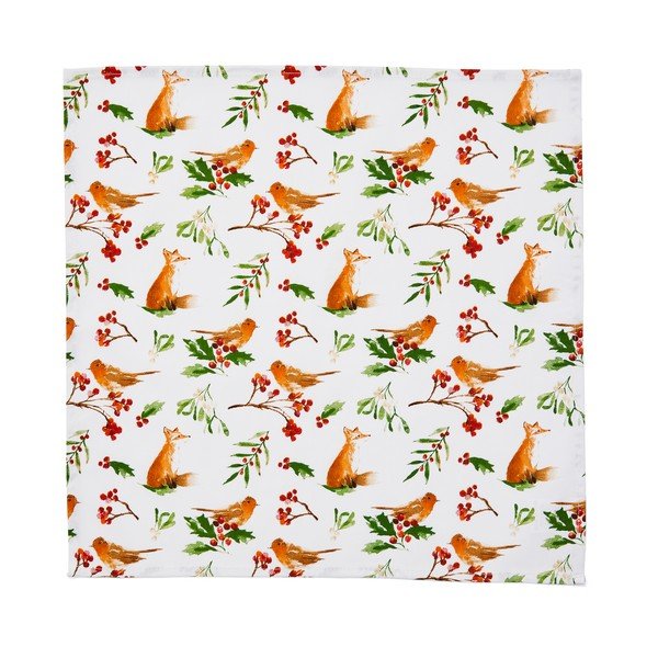 Zestaw 4 bawełnianych serwetek Cooksmart ® A Winters Tale, 45x45 cm-image-1