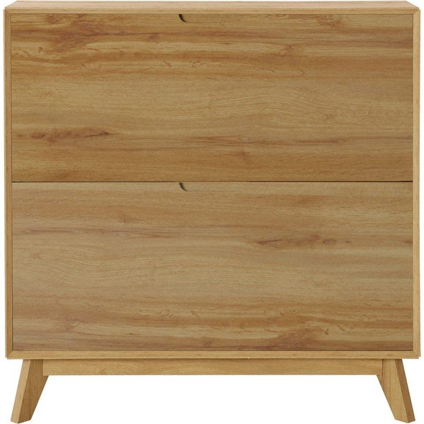 Uchylna szafka na buty w dekorze dębu w naturalnym kolorze Ezra – Støraa-image-2