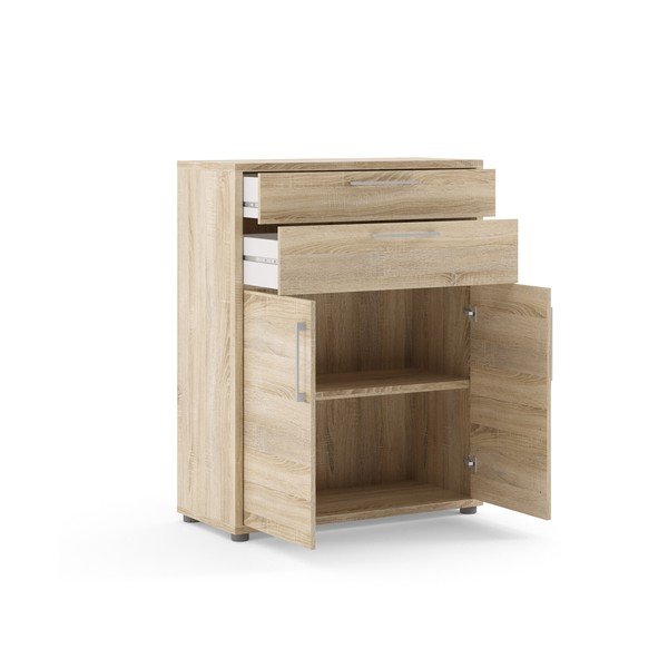 Regał modułowy w dekorze dębu 89x113 cm Prima – Tvilum-image-1