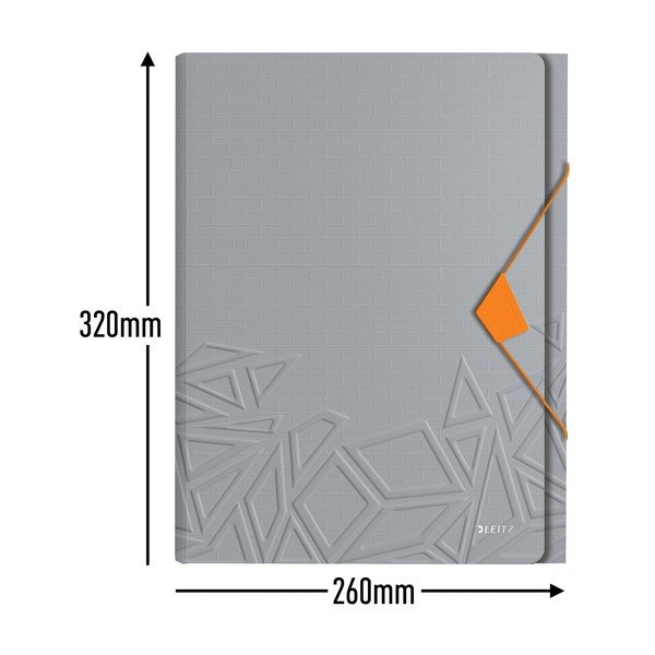 Szara teczka z przegródkami Leitz-image-3