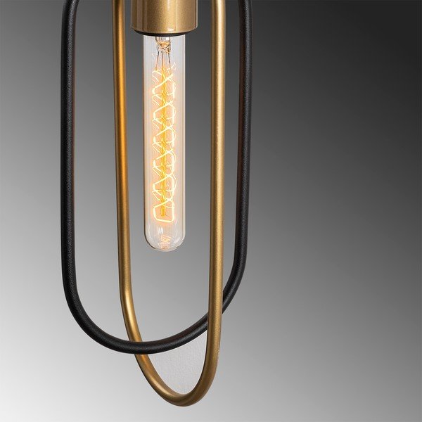 Kinkiet w czarno-złotym kolorze Cerco – Opviq lights-image-4