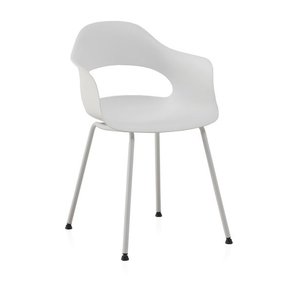Białe plastikowe krzesła zestaw 4 szt. Theo – Geese