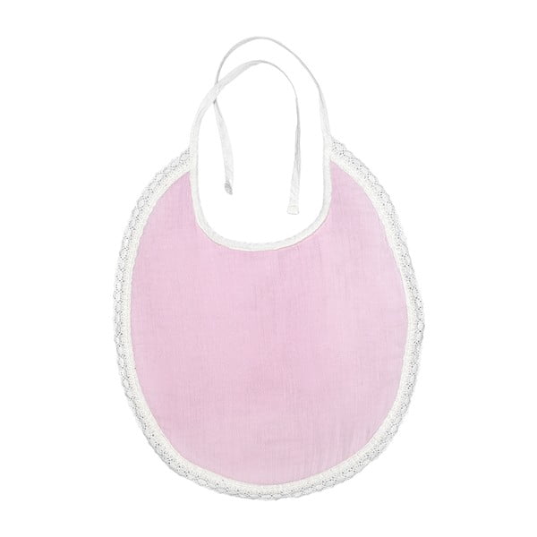 Różowy muślinowy śliniak Kindsgut Paris