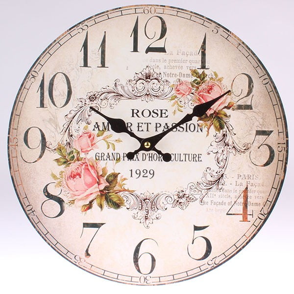 Drewniany zegar Rose 1929