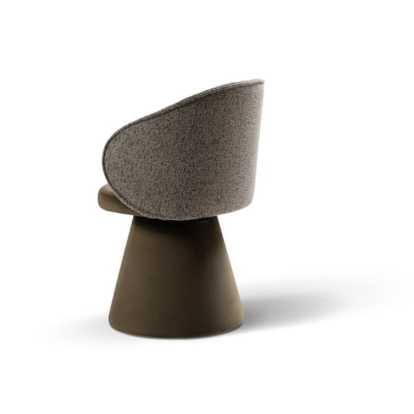 Ciemnozielony aksamitny fotel Inez – Micadoni -image-4