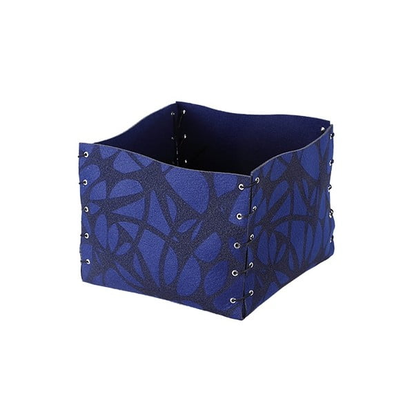 Filcowe pudełko, 25x20 cm, niebieskie