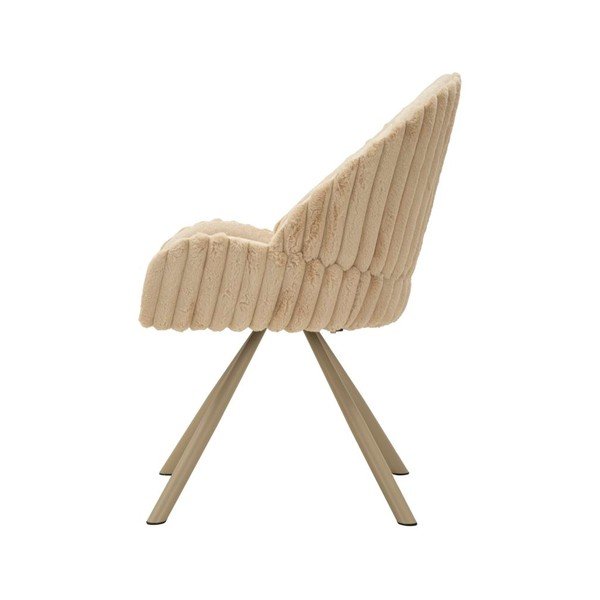 Kremowe tapicerowane fotele jadalniane zestaw z podłokietnikami 2 szt. Stockholm – Mauro Ferretti-image-4