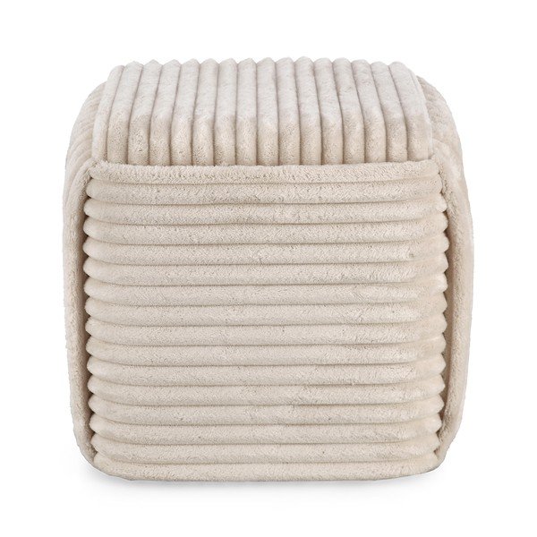 Beżowy puf Cube – Bizzotto-image-1