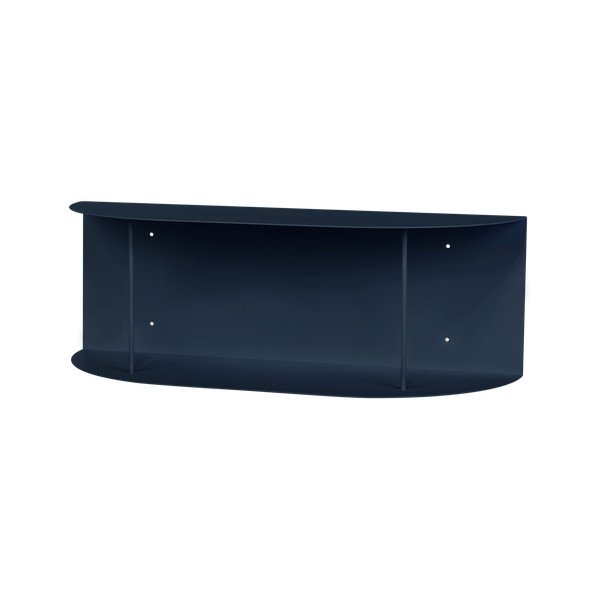 Ciemnoniebieska wielopoziomowa metalowa półka 60 cm Lina – noo.ma