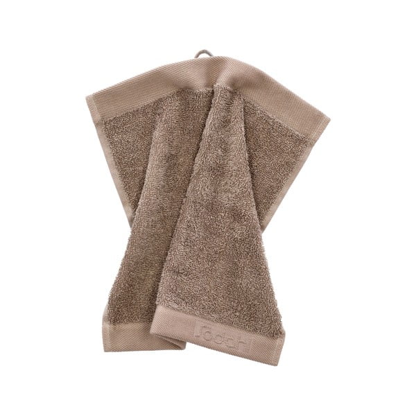Brązowy bawełniany ręcznik frotte 30x30 cm Comfort – Södahl-image-2