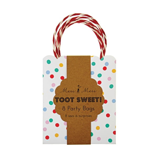 Torebki prezentowe zestaw 8 szt. 13x8 cm Spotty – Meri Meri-image-2