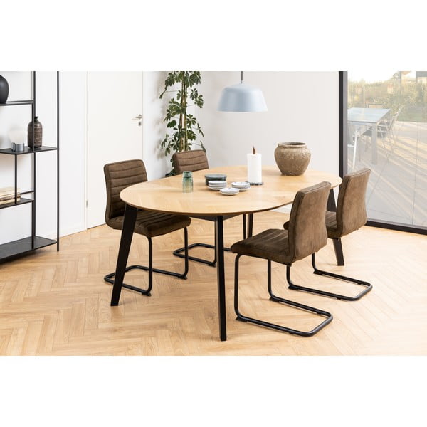 Brązowe krzesło do jadalni Actona Zola-image-1