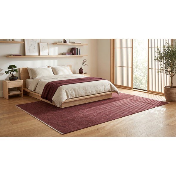 Bordowy dywan 160x230 cm Puro – ESTE-image-4