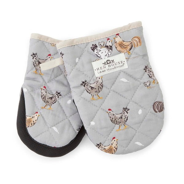 Bawełniana rękawice kuchenne zestaw 2 szt. Hen House – Cooksmart ®