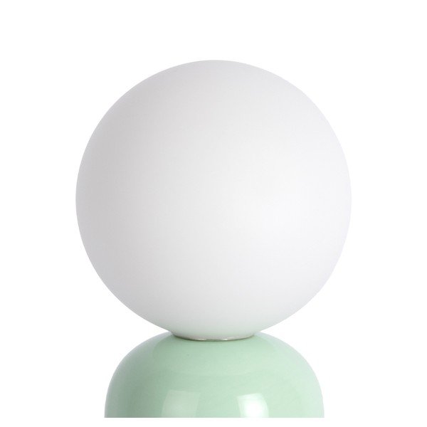 Miętowa/brązowa lampa stołowa ceramiczna (wysokość 26 cm) Firenze Pellet – Leitmotiv-image-3