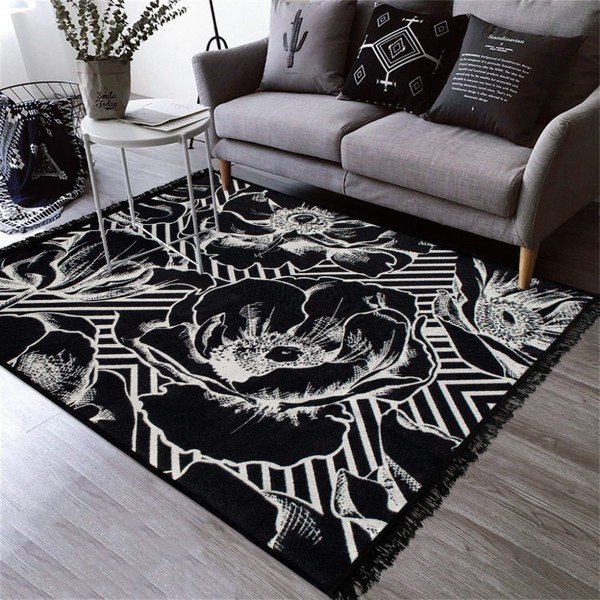 Dwustronny dywan odpowiedni do prania Kate Louise Doube Sided Rug Blackrose, 140x215 cm-image-4